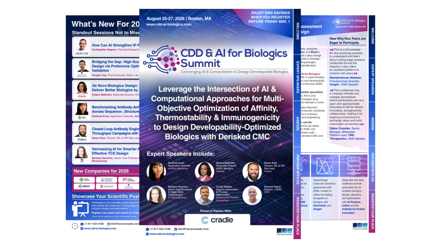 CDD & AI for Biologics Summit - Brochure Image